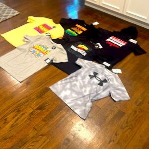 Brand New Adidas, New Under Armour!  Size 14 and 14-16.  Tags on all.